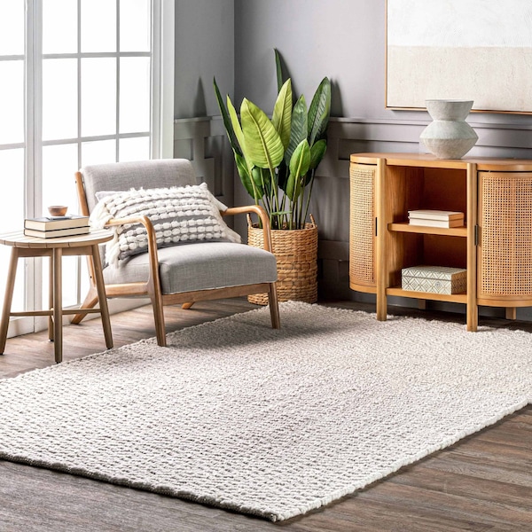 Nuloom Glendora Hand Woven Chevron Area Rug 5ft x 8ft VESE01A-508 - main